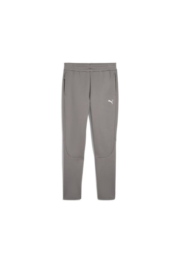 Puma - Męskie spodnie EVOSTRIPE PUMA Cast Iron Gray. Kolor: szary. Materiał: dresówka. Sport: piłka nożna