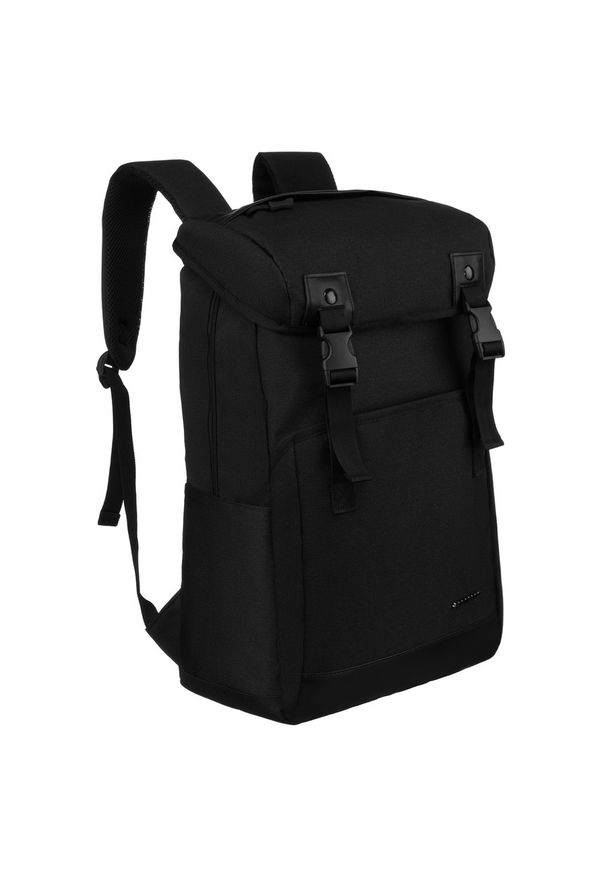 Plecak sportowy Peterson PTN 77713 czarny. Kolor: czarny. Materiał: materiał. Styl: sportowy