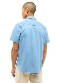 Męska koszula Mustang Style Eloy Denim Blue 1016467 5000 100. Materiał: denim #5