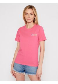 Converse T-Shirt Exploration Team 10022260-A03 Różowy Standard Fit. Kolor: różowy. Materiał: bawełna #1