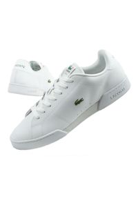 Buty sportowe męskie Lacoste Carnaby Cup 125 2. Kolor: biały. Materiał: skóra