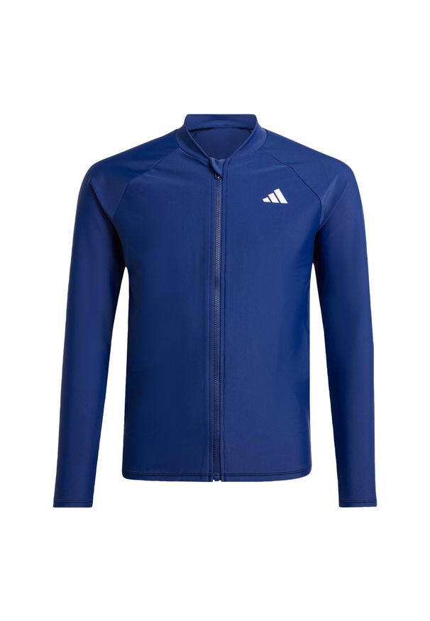 Adidas - Koszulka Long Sleeve Kids. Kolor: niebieski. Materiał: materiał