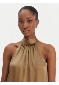 Marciano Guess Bluzka 5YGH26 9719Z Beżowy Regular Fit. Kolor: beżowy. Materiał: jedwab #3