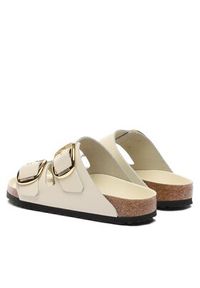 Birkenstock Klapki Arizona Big Buckle 1026128 Beżowy. Kolor: beżowy. Materiał: lakier, skóra #3