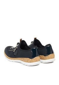 Rieker Sneakersy N4263-14 Czarny. Kolor: czarny. Materiał: syntetyk, materiał #3
