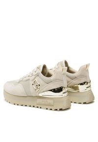 Liu Jo Sneakersy Maxi Wonder 52 BF3011 PX027 Beżowy. Kolor: beżowy. Materiał: zamsz, skóra #5