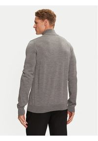 Hugo Sweter San Quirin-M 50474175 Szary Regular Fit. Kolor: szary. Materiał: wełna #3