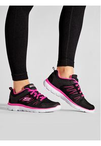 skechers - Skechers Buty New World 12997/BKHP Czarny. Kolor: czarny. Materiał: skóra #4