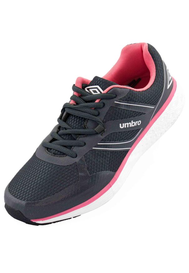 Damskie buty sportowe Umbro Enim 37 - Lekkie i oddychające. Okazja: na co dzień. Kolor: szary, pomarańczowy, wielokolorowy. Materiał: syntetyk. Sport: fitness