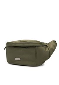 Calvin Klein Nerka Sleek Waistbag Sling LV04D3148G Zielony. Kolor: zielony. Materiał: skóra #3