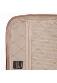 Wittchen - Duża walizka z polikarbonu z suwakiem w kolorze różowego złota zgaszony róż. Kolor: różowy. Styl: elegancki #5