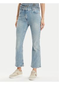 Marella Jeansy Fcrop 2413181084 Niebieski Flare Fit. Kolor: niebieski