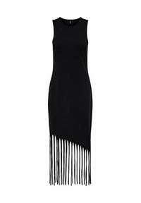 only - ONLY Sukienka codzienna Zinna 15325497 Czarny Regular Fit. Okazja: na co dzień. Kolor: czarny. Materiał: bawełna. Typ sukienki: proste. Styl: casual #4