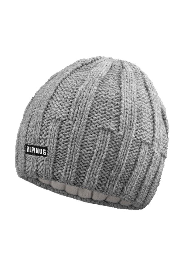 Czapka trekkingowa zimowa Alpinus Kemi. Kolor: szary. Sezon: zima. Styl: sportowy