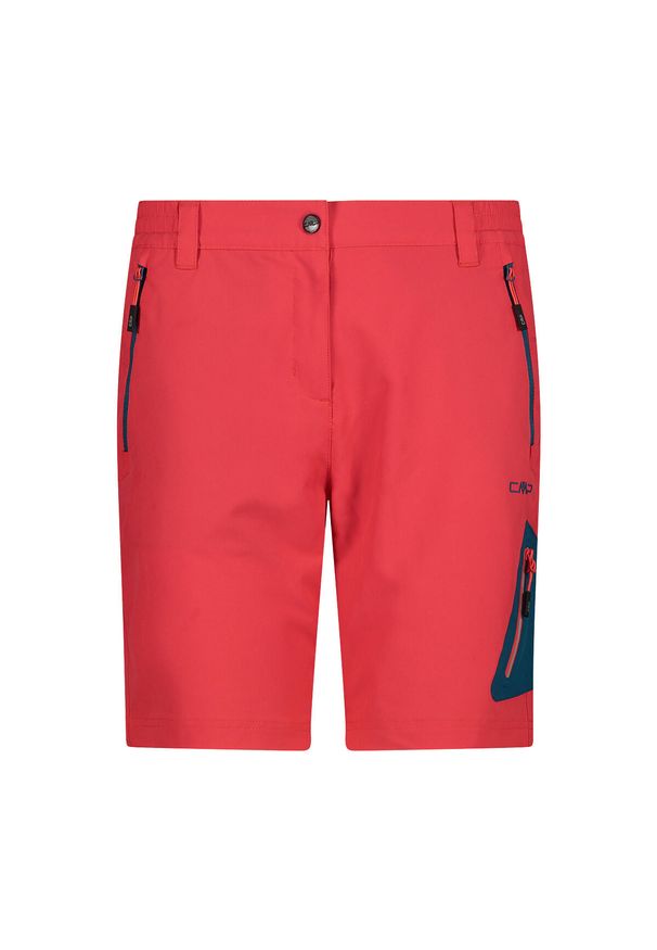 Damskie szorty bermudzkie CMP. Kolor: pomarańczowy. Sport: turystyka piesza