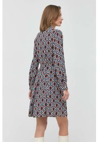 Weekend Max Mara sukienka mini rozkloszowana. Materiał: tkanina. Długość rękawa: długi rękaw. Typ sukienki: rozkloszowane. Długość: mini #5