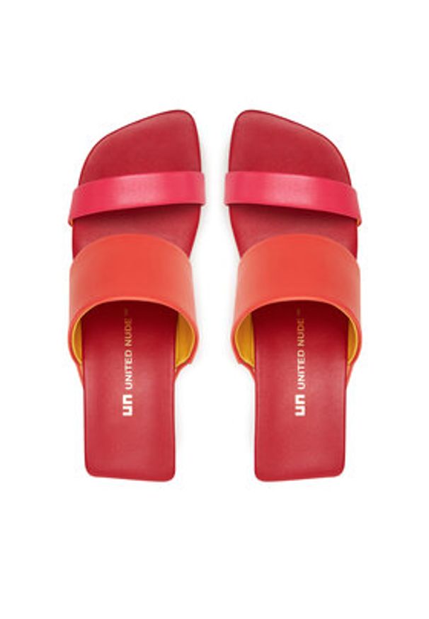 United Nude Klapki Loop Hi 1000587016 Pomarańczowy. Kolor: pomarańczowy. Materiał: skóra