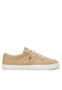 Lauren Ralph Lauren - LAUREN RALPH LAUREN Sneakersy Janson Fray 802967040004 Beżowy. Kolor: beżowy. Materiał: materiał #1