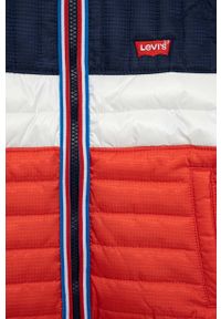 Levi's® - Levi's kurtka dziecięca kolor granatowy. Okazja: na spotkanie biznesowe, na co dzień. Typ kołnierza: kaptur. Kolor: niebieski. Styl: biznesowy, casual #3