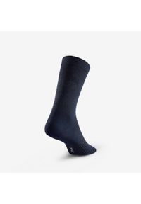 quechua - Skarpety turystyczne Quechua SH100 Mid. Kolor: niebieski. Materiał: poliester, elastan, poliamid. Sport: turystyka piesza