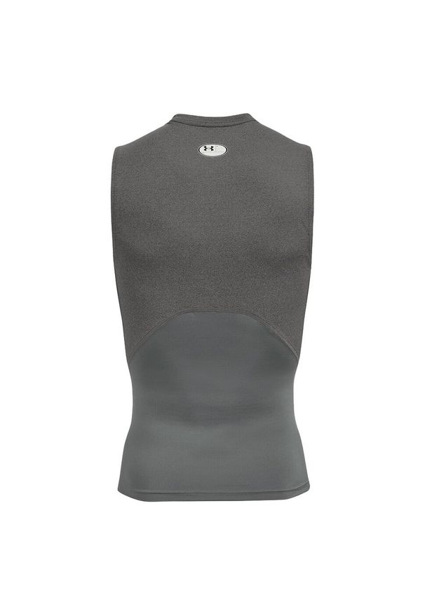 Podkoszulek Under Armour HeatGear Sleeveless, Mężczyźni. Kolor: szary. Materiał: materiał, poliester. Styl: sportowy