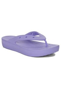 Japonki damskie Crocs Classic Platform. Kolor: wielokolorowy. Materiał: syntetyk, materiał. Obcas: na platformie