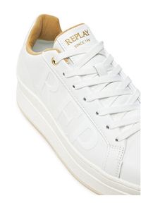 Replay - REPLAY Sneakersy GWZ6O .000.C0003L Biały. Kolor: biały. Materiał: skóra #5