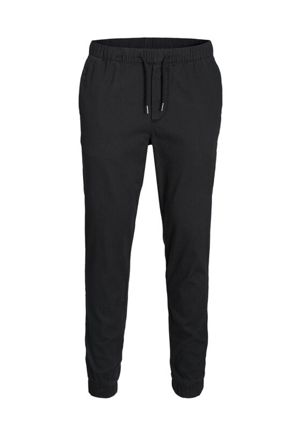 Jack & Jones - Jack&Jones Joggery Gordon 12224518 Czarny Regular Fit. Kolor: czarny. Materiał: bawełna