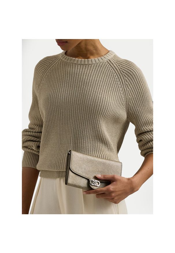 Lauren Ralph Lauren - Torebka LAUREN RALPH LAUREN. Kolor: złoty