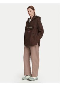 Napapijri Kurtka anorak Rainforest W Pkt 4 NP0A4GM6 Brązowy Regular Fit. Kolor: brązowy. Materiał: syntetyk #2