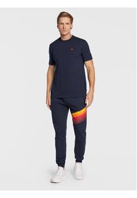 Ellesse T-Shirt Pensavo SHP15995 Granatowy Regular Fit. Kolor: niebieski. Materiał: bawełna