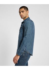 Lee - LEE MĘSKA KOSZULA REGULAR WESTERN SHIRT GREEN AURA 112355743 L66W008582 #3