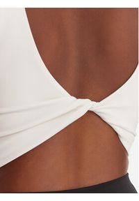 Adidas - adidas Top Power Light Support JZ6028 Biały Slim Fit. Kolor: biały. Materiał: syntetyk #2