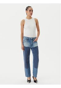 Pinko - PINKO Jeansy Rose Staright 104635 A2F7 Niebieski Straight Fit. Kolor: niebieski