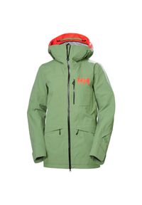 Damska kurtka narciarska Helly Hansen Aurora Infinity Shell. Kolor: zielony. Sezon: zima. Sport: narciarstwo #1