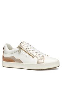 Geox Sneakersy D Blomiee D466HJ 05422 C1R8Z Biały. Kolor: biały. Materiał: skóra