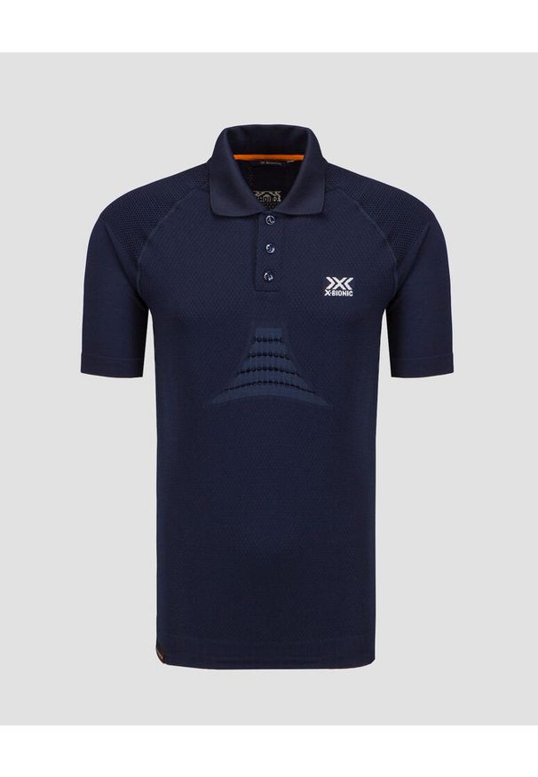 XBIONIC - Polo termoaktywne męskie X-Bionic Invent 4.0 Travel Polo. Typ kołnierza: polo. Kolor: niebieski. Styl: sportowy