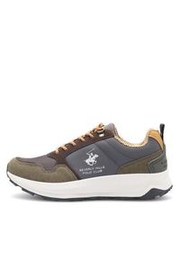 Beverly Hills Polo Club Sneakersy 2023P2018-1 Khaki. Kolor: brązowy. Materiał: materiał #8