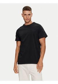 Hugo T-Shirt Tonal Logo 50520480 Czarny Regular Fit. Kolor: czarny. Materiał: bawełna