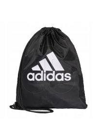 Adidas - Worek na buty ADIDAS czarny DT2596. Kolor: czarny. Materiał: materiał, poliester, tkanina. Wzór: ze splotem #1