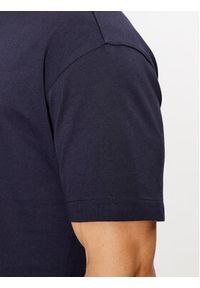 Napapijri T-Shirt NP0A4H8S Granatowy Regular Fit. Kolor: niebieski. Materiał: bawełna