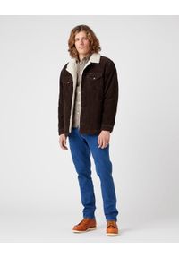 Wrangler - WRANGLER SHERPA JACKET MĘSKA KURTKA PRZEJŚCIOWA DELICIOSO BROWN W445AHH38 #5