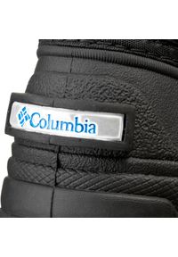 columbia - Śniegowce COLUMBIA - Childrens Powderbug Plus II BC1326 Black/Hyper Blue 010. Kolor: czarny. Materiał: materiał #2