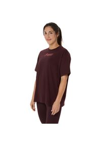 Koszulka damska Asics Logo. Kolor: czerwony. Sport: fitness #1