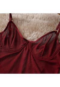 Intica - Komplet koronkowej bielizny na romantyczne wieczory Yvelise. Kolor: czerwony. Materiał: koronka #6