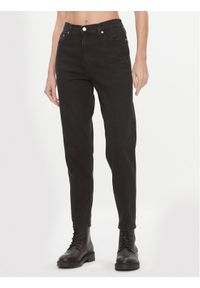 Calvin Klein Jeans Jeansy J20J221659 Czarny Mom Fit. Kolor: czarny