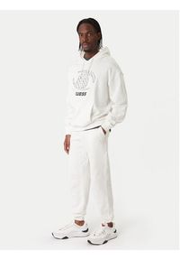 Guess Spodnie dresowe Z6RB03 K9YI1 Biały Regular Fit. Kolor: biały. Materiał: bawełna #5
