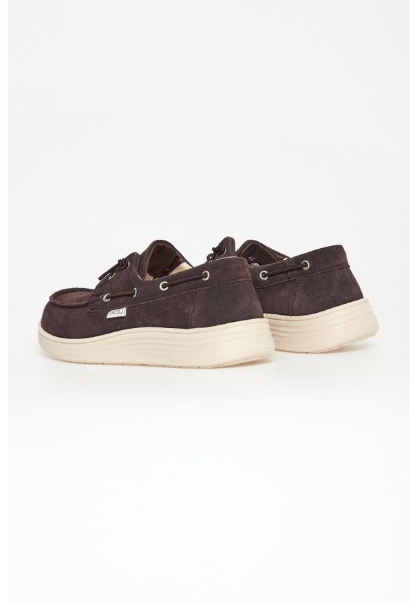 Liu Jo - Mokasyny męskie zamszowe LIU JO. Materiał: zamsz