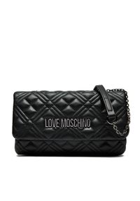 Love Moschino - LOVE MOSCHINO Torebka JC4097PP1LLA000A Czarny. Kolor: czarny. Materiał: skórzane