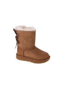 Ugg - UGG Bailey Bow II T Kids 1017394T-CHE. Kolor: brązowy. Materiał: skóra. Szerokość cholewki: normalna. Sezon: zima #1